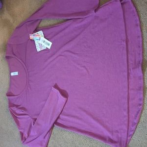 2 PIECE SET!! LuLuRoe light purple long sleeve shirt and MATCHING leggings